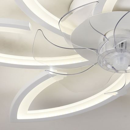 Brilagi - LED Dimmable ceiling light with a fan LED/50W/230V 3000-6500K white + remote control