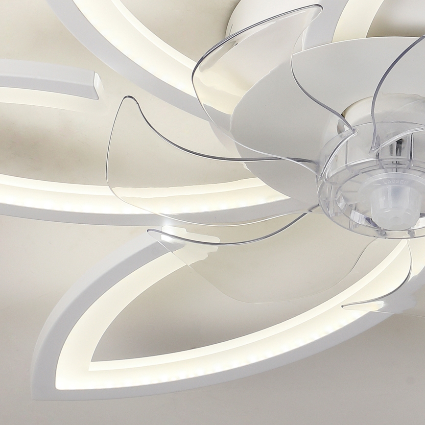 Brilagi - LED Dimmable ceiling light with a fan LED/50W/230V 3000-6500K white + remote control