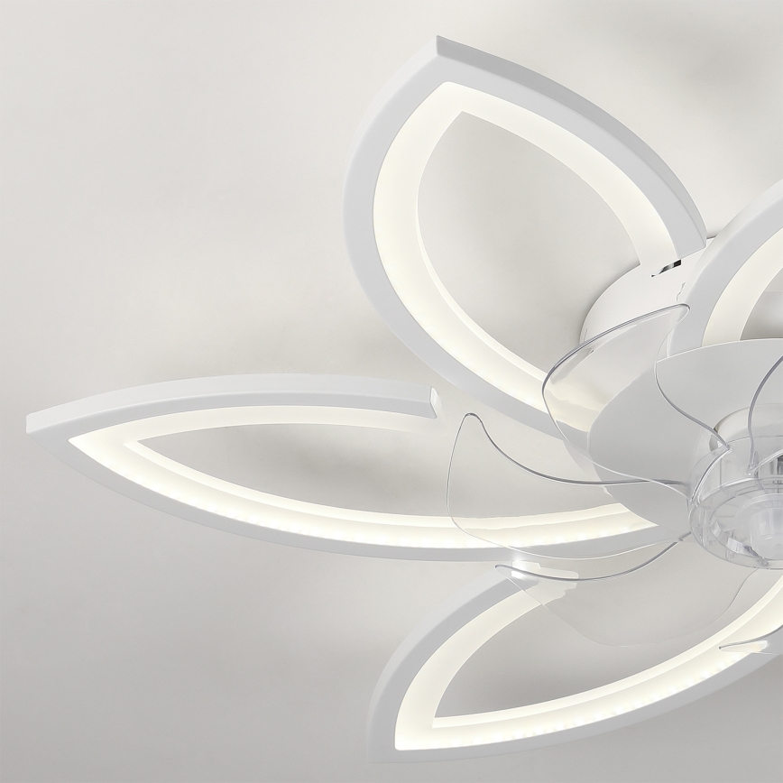 Brilagi - LED Dimmable ceiling light with a fan LED/50W/230V 3000-6500K white + remote control