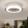 Brilagi - LED Dimmable light with a fan RONDA LED/48W/230V 3000-6000K silver + remote control