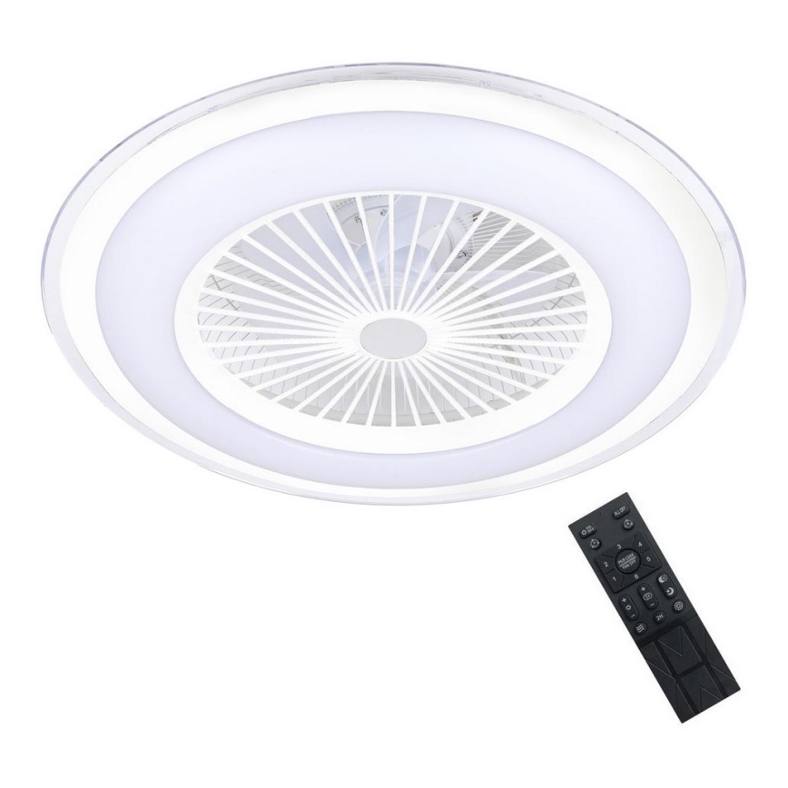 Brilagi - LED Dimmable light with a fan RONDA LED/48W/230V 3000-6000K white + remote control