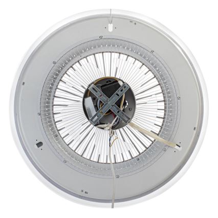 Brilagi - LED Dimmable light with a fan RONDA LED/48W/230V 3000-6000K black + remote control