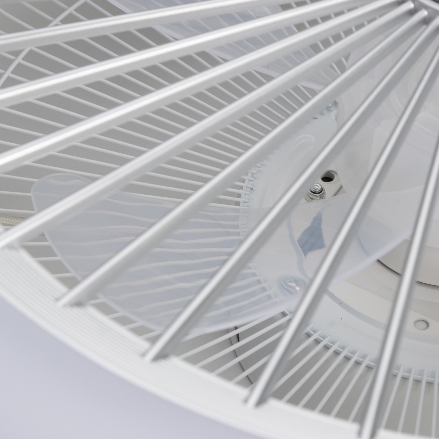 Brilagi - LED Dimmable light with a fan RONDA LED/48W/230V 3000-6000K silver + remote control