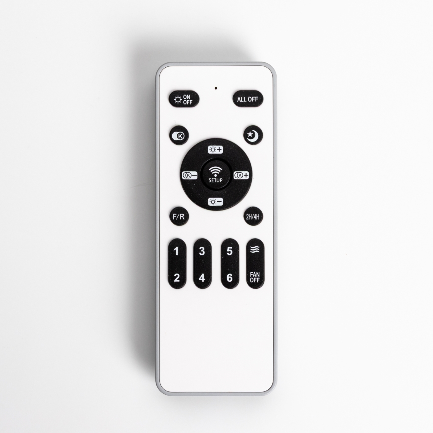 Brilagi - LED Dimmable light with a fan RONDA LED/48W/230V 3000-6000K white + remote control