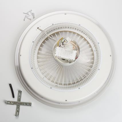 Brilagi - LED Dimmable light with a fan RONDA LED/48W/230V 3000-6000K white + remote control