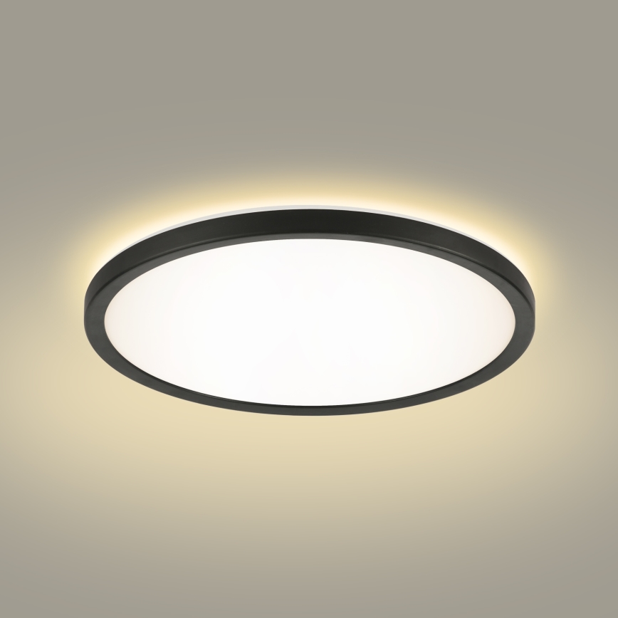 Brilagi - LED Dimmable light with a motion and dusk sensor ULTRA SLIM LED/18W/230V d. 30 cm + remote control