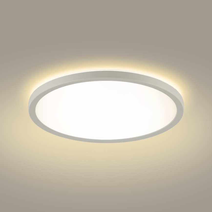 Brilagi - LED Dimmable light with a motion and dusk sensor ULTRA SLIM LED/18W/230V d. 30 cm + remote control