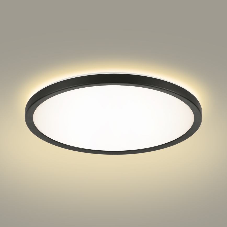 Brilagi - LED Dimmable light with motion and dusk sensor ULTRA SLIM LED/24W/230V d. 42 cm + remote control