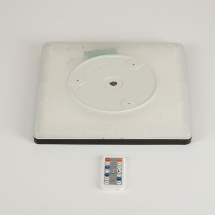 Brilagi - LED Dimmable light with a motion and dusk sensor ULTRA SLIM LED/18W/230V 30x30 cm + remote control