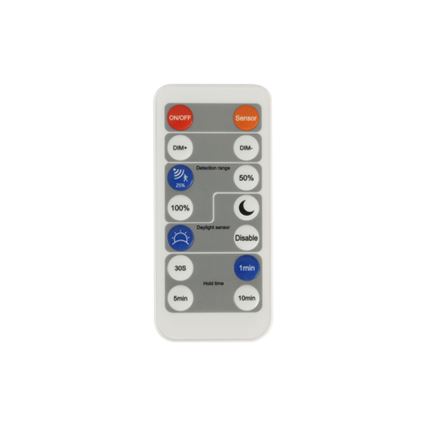 Brilagi - LED Dimmable light with a motion and dusk sensor ULTRA SLIM LED/18W/230V 30x30 cm + remote control