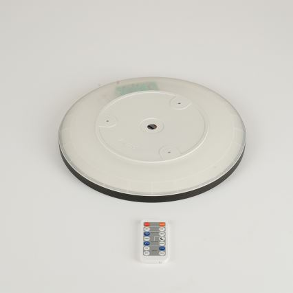 Brilagi - LED Dimmable light with a motion and dusk sensor ULTRA SLIM LED/18W/230V d. 30 cm + remote control