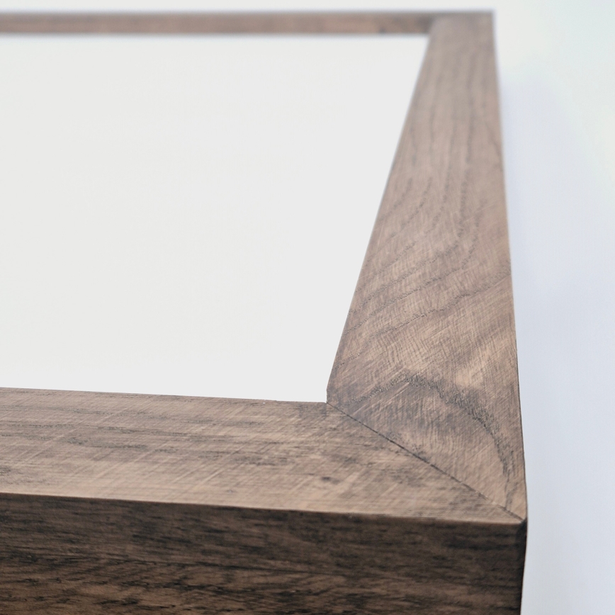 Brilagi - LED Dimmable bathroom ceiling light WOODY FRAME LED/50W/230V oak walnut 60x60 cm 3000-6000K IP44 + remote control