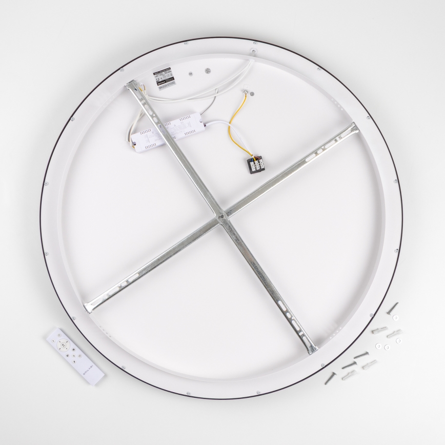 Brilagi - LED Dimmable Ceiling Light FALCON II LED/108W/230V 3000–6500K Ø80 cm Black + Remote Control