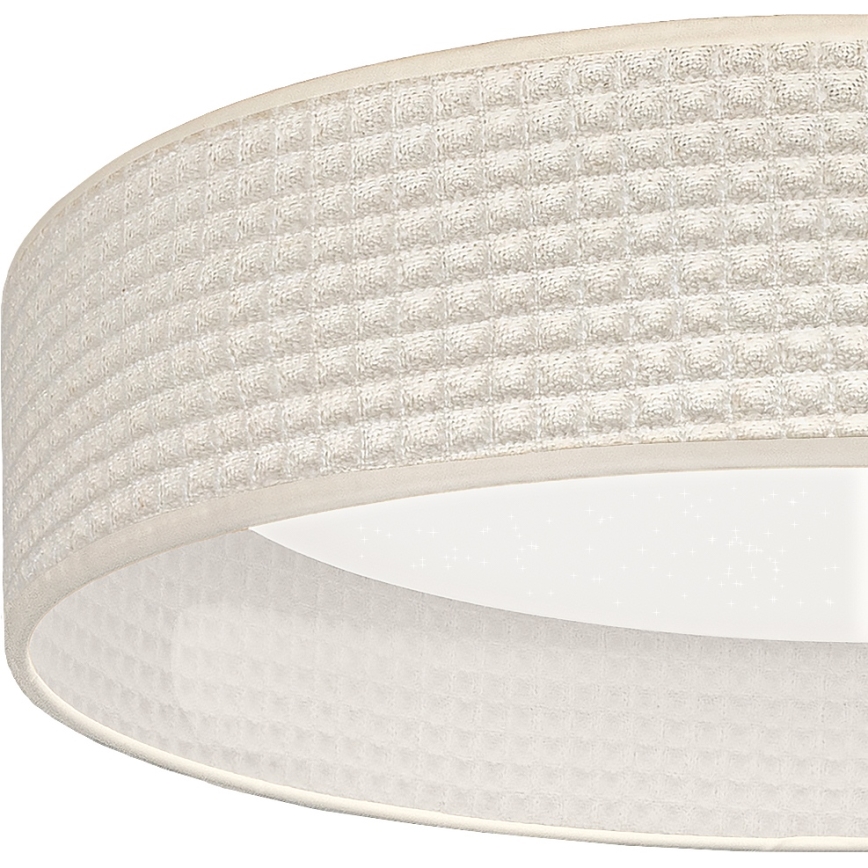 BRILAGI - LED Dimmable Ceiling Light VELVET SMARTIX STARS LED/36W/230V 3000-6000K Ø 55 cm cream Wi-Fi Tuya Beacon + remote control