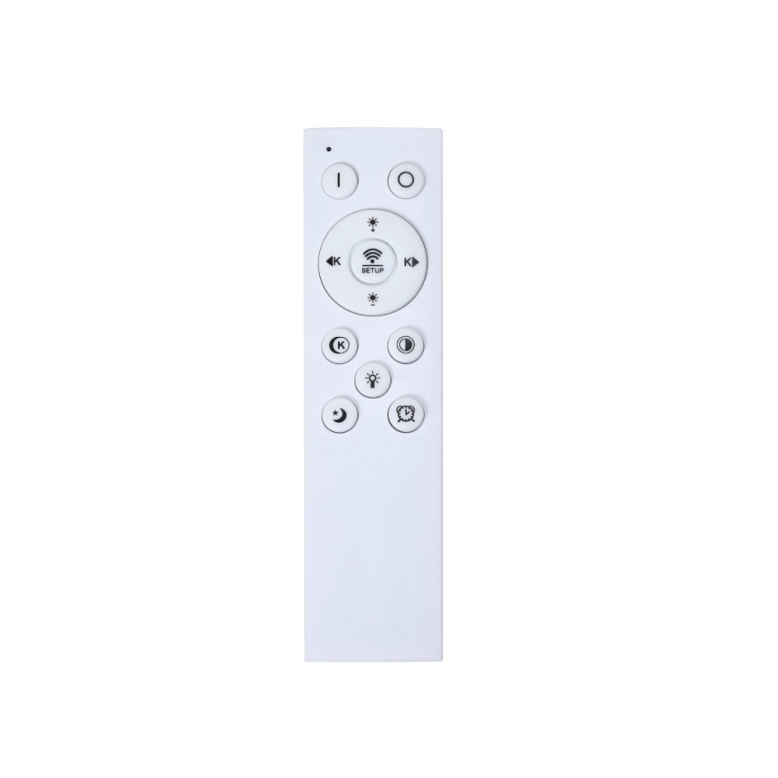 Brilagi - SLIMFRAME WOOD Dimmable LED Ceiling Light, 58W/230V, 64x64 cm, Tunable White 3000–6000K, Brown + Remote Control