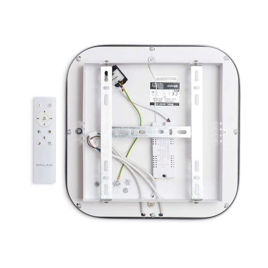 Brilagi - Dimmable LED Ceiling Light TRIVARO 65W/230V 3000-6000K 30x30 cm + Remote Control