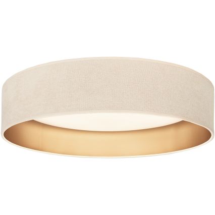 BRILAGI - LED Dimmable Ceiling Light VELVET SMARTIX LED/36W/230V 3000-6000K Ø 55 cm Cream/Gold Wi-Fi Tuya Beacon + Remote Control