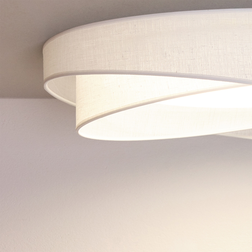 BRILAGI - LED Dimmable ceiling light VELVET TWIST LED/36W/230V 3000-6000K Ø 65 cm Wi-Fi Tuya Beacon white + remote control