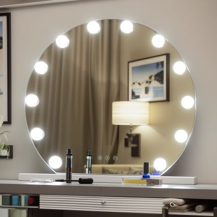 Brilagi - LED Dimmable make-up mirror HOLLYWOOD LED/12W/230V 3000/4000/6500K