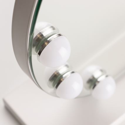 Brilagi - LED Dimmable make-up mirror HOLLYWOOD LED/12W/230V 3000/4000/6500K