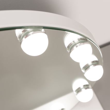 Brilagi - LED Dimmable make-up mirror HOLLYWOOD LED/12W/230V 3000/4000/6500K