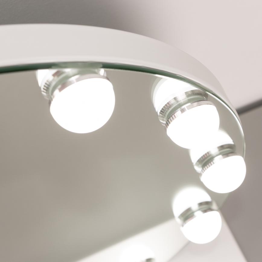 Brilagi - LED Dimmable make-up mirror HOLLYWOOD LED/12W/230V 3000/4000/6500K