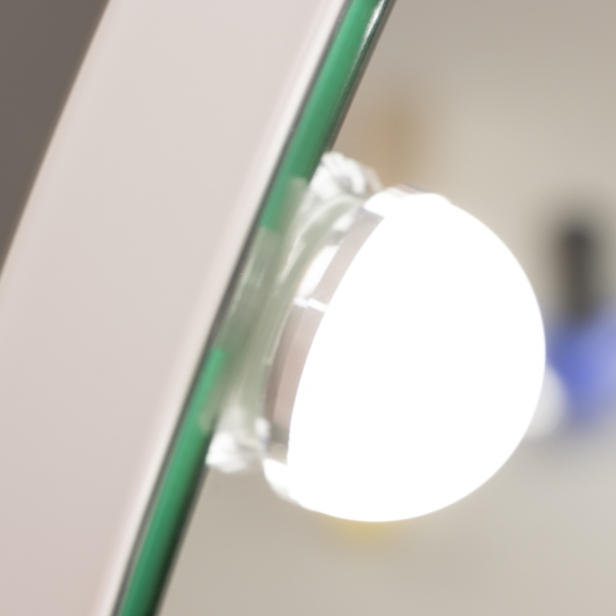Brilagi - LED Dimmable make-up mirror HOLLYWOOD LED/12W/230V 3000/4000/6500K
