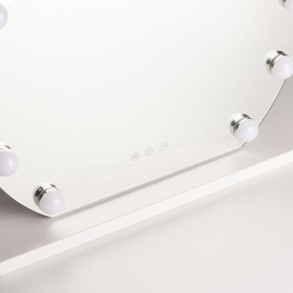 Brilagi - LED Dimmable make-up mirror HOLLYWOOD LED/12W/230V 3000/4000/6500K