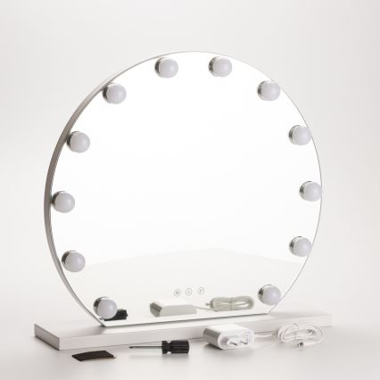 Brilagi - LED Dimmable make-up mirror HOLLYWOOD LED/12W/230V 3000/4000/6500K