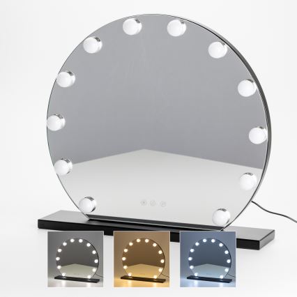 Brilagi - LED Dimmable make-up mirror HOLLYWOOD LED/12W/230V 3000/4000/6500K