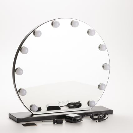 Brilagi - LED Dimmable make-up mirror HOLLYWOOD LED/12W/230V 3000/4000/6500K