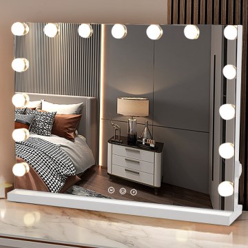 Brilagi - LED Dimmable make-up mirror HOLLYWOOD LED/15W/230V 3000/4000/6500K