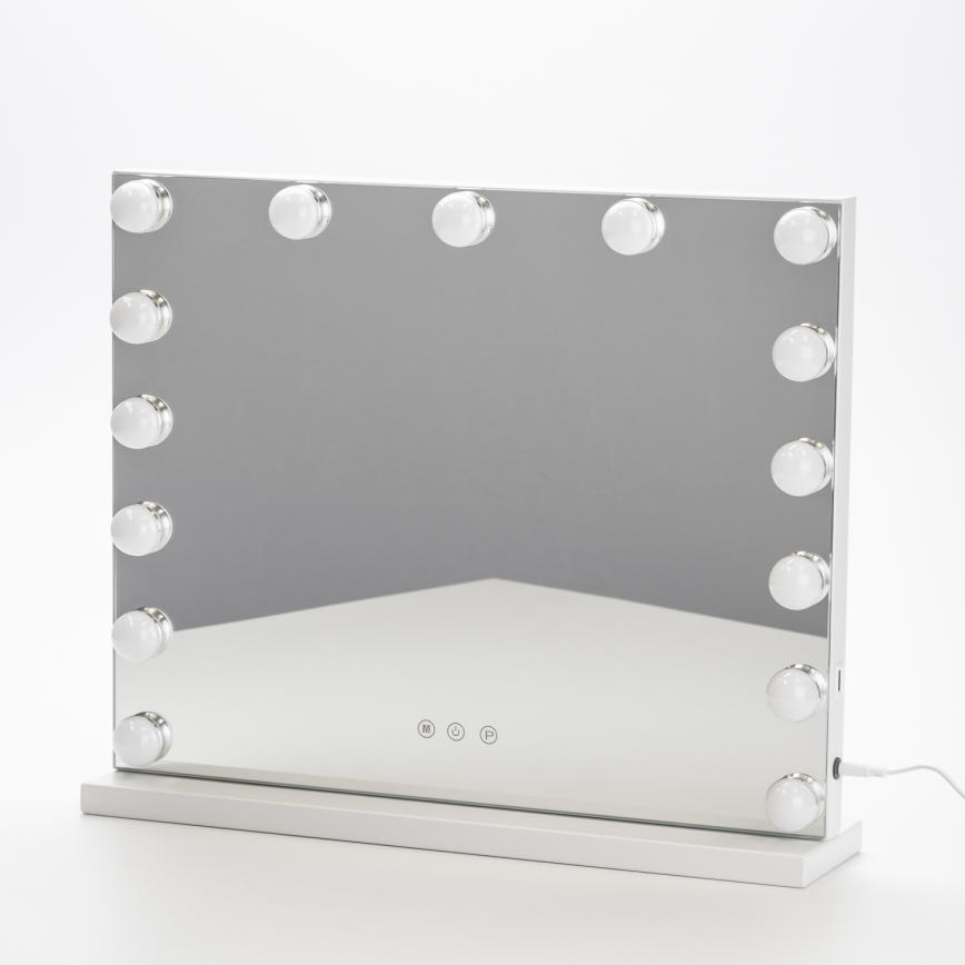 Brilagi - LED Dimmable make-up mirror HOLLYWOOD LED/15W/230V 3000/4000/6500K