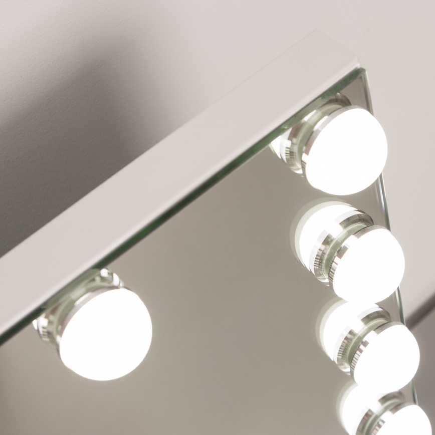 Brilagi - LED Dimmable make-up mirror HOLLYWOOD LED/15W/230V 3000/4000/6500K