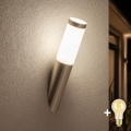 BRILAGI - LED Dimmable Outdoor Wall Lamp ELIA 1xE27/6W/230V 2700-6500K IP44 matte chrome