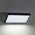 Brilagi - LED Dimmable Outdoor Wall Light TRIANGLE 1xE27/6W/230V 2700-6500K IP65 Black