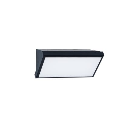 Brilagi - LED Dimmable Outdoor Wall Light TRIANGLE 1xE27/6W/230V 2700-6500K IP65 Black