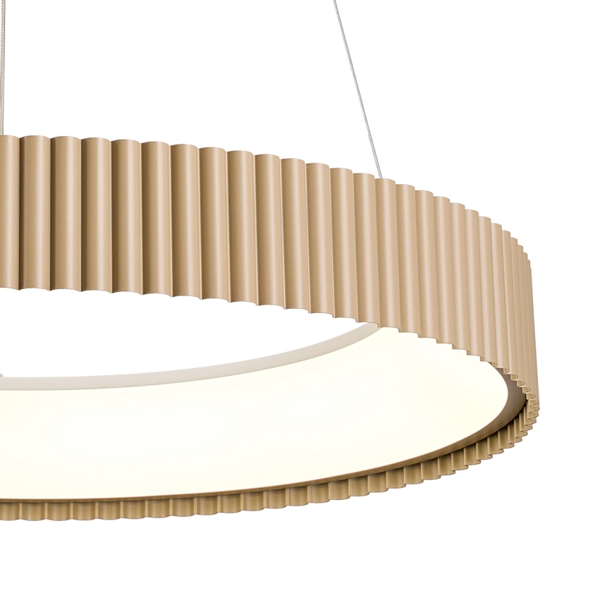 Brilagi - LED Dimmable Cable Pendant FALCON MODERN LED/54W/230V 3000-6500K Ø 60 cm Beige + Remote Control