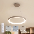 BRILAGI - LED Dimmable pendant light on cable FALCON SLIM LED/42W/230V 3000-6500K pr. 50 cm beige + remote control