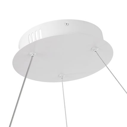 Brilagi - TWISTER LED Dimmable Cable-Suspended Pendant Light LED/75W/230V 3000–6000K Ø70 cm White + Remote Control