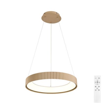 Brilagi - LED Dimmable Cable Pendant Light FALCON MODERN LED/30W/230V 3000-6500K 40 cm beige + remote control