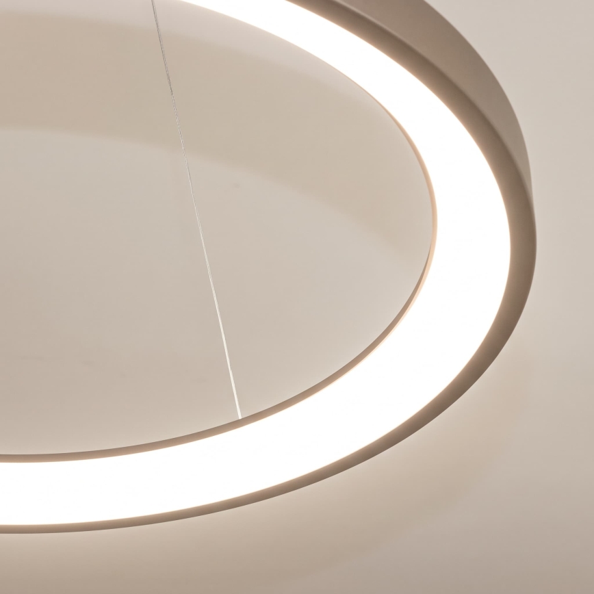 BRILAGI - LED Dimmable pendant light on cable FALCON SLIM LED/42W/230V 3000-6500K pr. 50 cm beige + remote control