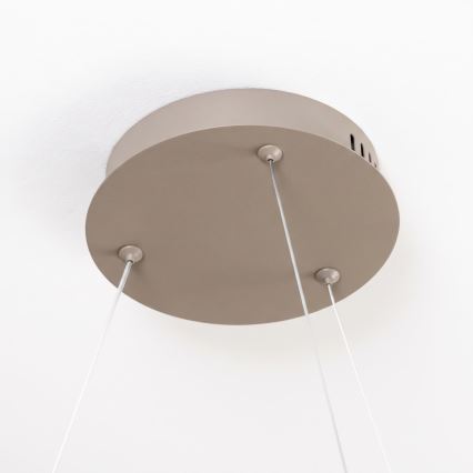 BRILAGI - LED Dimmable pendant light on cable FALCON SLIM LED/42W/230V 3000-6500K pr. 50 cm beige + remote control
