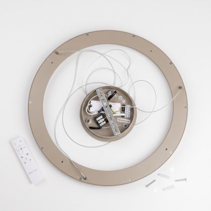 BRILAGI - LED Dimmable pendant light on cable FALCON SLIM LED/42W/230V 3000-6500K pr. 50 cm beige + remote control