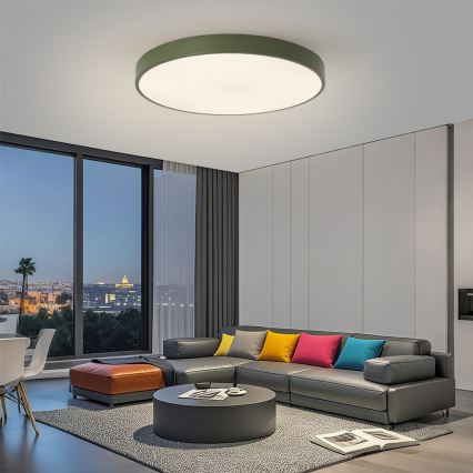 Brilagi - LED Dimmable Luminaire POOL SMART LED/100W/230V Ø 80 cm Wi-Fi Tuya + Remote Control green