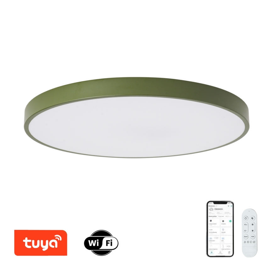 Brilagi - LED Dimmable Luminaire POOL SMART LED/100W/230V Ø 80 cm Wi-Fi Tuya + Remote Control green