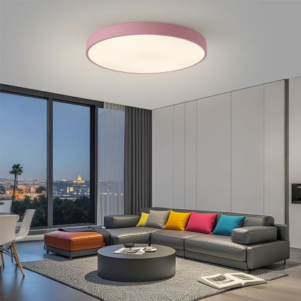 Brilagi - POOL SMART LED Dimmable Light/100W/230V Ø 80 cm 3000-6000K Wi-Fi Tuya + remote control pink