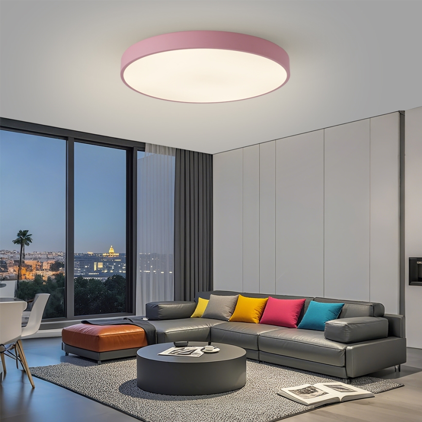 Brilagi - POOL SMART LED Dimmable Light/100W/230V Ø 80 cm 3000-6000K Wi-Fi Tuya + remote control pink