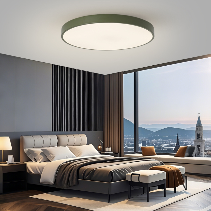 Brilagi - Dimmable POOL SMART LED pool light/128W/230V Ø 100 cm 3000-6000K Tuya Wi-Fi + remote control green