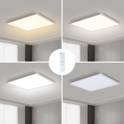 Brilagi - SLIMFRAME LED Dimmable Ceiling Light LED/58W/230V 60x60 cm 3000-6000K White + Remote Control